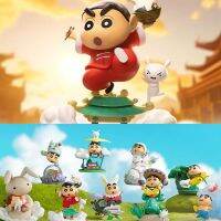 Crayon Shin-Chan Classic Scene Series Blind Trendy Play Handle ตุ๊กตาอนิเมะน่ารักเครื่องประดับของขวัญวันเกิด