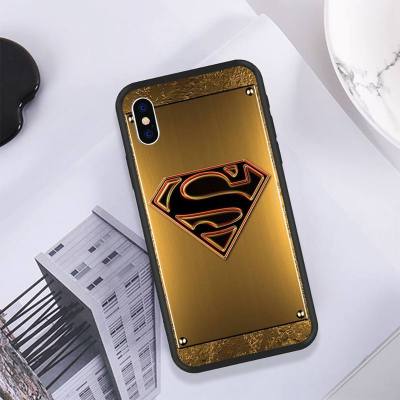 Boy Supermans Phone Case For IPhone 11 12 Pro Max 6 6s 7 8 Plus XS XR 12mini SE 2020 Black Soft TPU Cover Silicone Coque