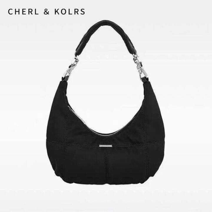CHERL & KOLRS Velor black Vintage bag Niche design casual fashion bag Lazada PH
