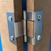 ✎❅℗ Concealed Door Hinges Bisagras Heavy Duty Invisible Hidden Hinges 2 InchFolding Hinge for Kitchen Cabinet Door Wooden Door 경첩