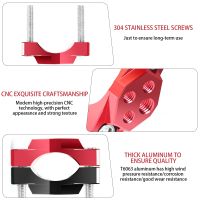 ตัวยึดกันชนมอเตอร์ไซค์7-32มม. คลิปสปอตไลท์เสริมไฟตกแต่งอุปกรณ์เสริมการใส่ขดลวดแรงดัน