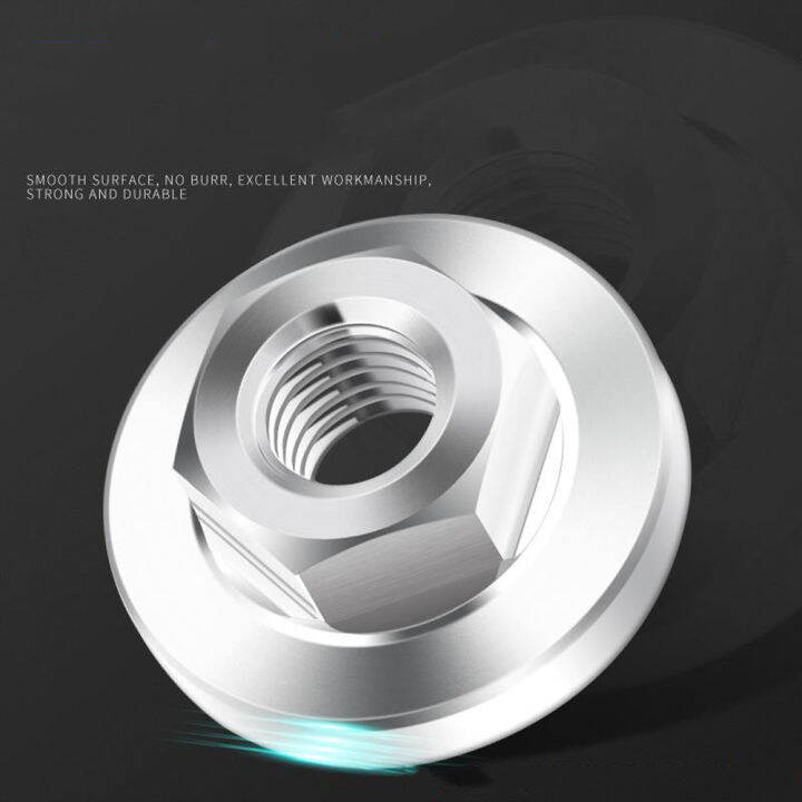 bokali-1pcs-ใบหินขัดทำมุมเปลี่ยนล็อคหน้าแปลน-nut-quick-release-m14หกเหลี่ยม
