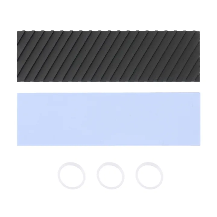 4MM Pure Copper Graphene Coating NGFF M.2 NVME SSD Heatsink + Black Bracket for Laptop Desktop PS5 in Stock