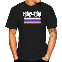 MenS Muay Thai Thailand Flag Black T Shirt Mma Fighting Beast Karate Choke Bjj 2022 New Brand-Clothing Fashion Graphic T Shirts