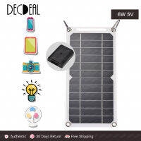 6วัตต์5โวลต์แผงเซลล์แสงอาทิตย์ที่มีพอร์ต USB 2ชิ้น C Arabiner Monocrystalline ซิลิคอนเซลล์แสงอาทิตย์สำหรับตั้งแคมป์กลางแจ้งปีนเขาเดินป่าท่องเที่ยวเข้ากันได้สำหรับ iPhone มาร์ทโฟน