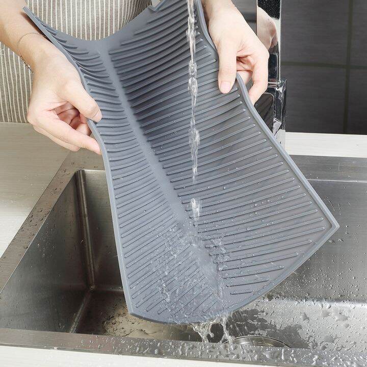 yf-big-silicone-dish-drying-mat-43x33cm-size-drainer-protection-heat-resistant-counter-top-sink-non-slip-draining-tool