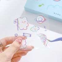 100PcsBox Cute Cartoon Animals Stickers Scrapbooking Journal Album Diary Bujo Decorative Stickers Student Stationery Supplies