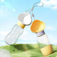 ◾ Pet Outdoor Waterer Food Carrier Ins Stely CLoud Shaped Dog Walking Cup เครื่องให้อาหารสุนัขแบบพกพา