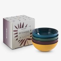 LE CREUSET Botanique stoneware cereal bowls set of four