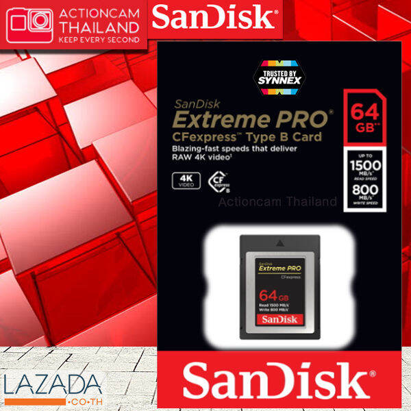 sandisk-extreme-pro-cfexpress-card-type-b-64gb-sdcfe-064g-gn4nn-อุปกรณ์จัดเก็บข้อมูล-เมมโมรี่การ์ด-แซนดิส-compact-flash-รับประกัน-limited-lifetime-ปี-โดย-synnex