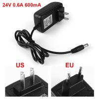 ⊙﹍ Power Adapter 24V 0.6A 600mA Universal Charger Power Supply Adapters DC Transformer 24 Volt Adaptador AC 100V-240V EU US Plug