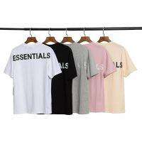 Fashion F O G new ESSENTIALS 3M reflective cotton short-sleeved T-shirt