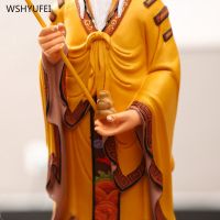 The Statue Of Tai Shang Lao Jun Painted Moral Heavenly Sovereign Hunyuan God Resin Buddha Statue Chinese Style Taoist Immortals