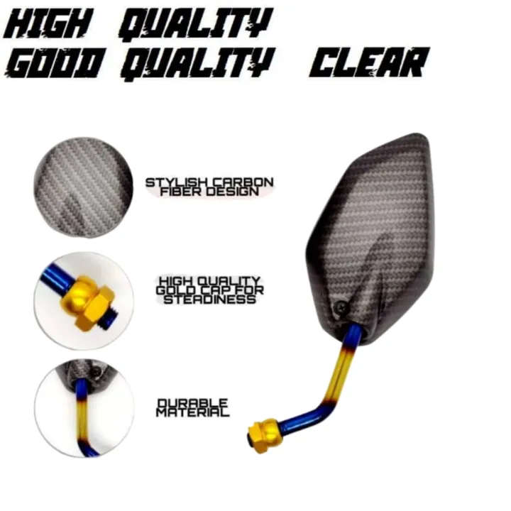 YAMAHA MIO FI 125 Thai Side Mirror Motorcycle Titanium Two Tone