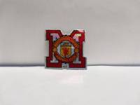 สติ๊กเกอร์ PVC เกล็ดวาว โลโก้ แมนเชสเตอร์ยูไนเต็ด Manchester United F.C. sticker logo man u man-u manu แมนยู