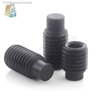 ☌ M3 M4 M5 M6 M8 M10 M12 Of Grade 129 Carbon Steel Convex End Set Screws Black Internal Hexagon Screws Headless Machine Screws