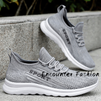 Encounter Fashion  รองเท้าผ้าใบผู้ชาย รองเท้ากีฬาผช รองเท้าแฟชั่นผู้ชาย ใส่สบาย 2023ใหม่ XYD2390QBU 37Z230912