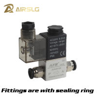 Dc12v 2V025-08 24V 220V Airtac ประเภท Pneumatic Air Solenoid วาล์ว2ตำแหน่ง2พอร์ตปกติปิด Air วาล์วแม่เหล็กนิวเมติก