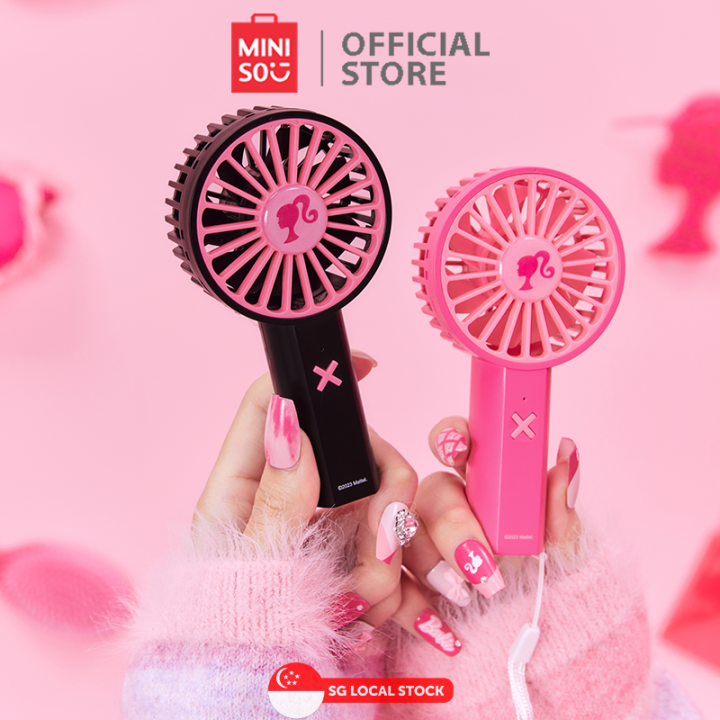 MINISO Barbie Collection Handheld Fan Lazada Singapore