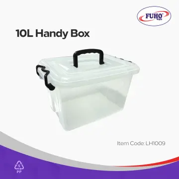 4L, 6L, 11L Transparent Storage Box Plastic Multipurpose Clear Organizer  - 1 pc
