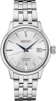 Seiko SRPB77 Presage Mens Watch Silver-Tone 40.5mm Stainless Steel