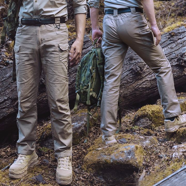 ใหม่กางเกงยุทธวิธีทางทหารกันน้ำกางเกงcargoผู้ชายbreathable-swatกองทัพสีทึบกางเกงขายาวต่อสู้ทำงานjoggersขนาดs-3xl-tcp0001