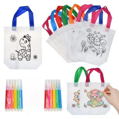 【CC】◎✻♛  Graffiti with Markers Painting Non-Woven for Children Crafts Color Filling Kids