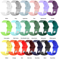 【 Cw】newest 20mm 22mm silicone band for Samsung Galaxy Watch Active 2 Active 3 Gear S2 watchband celet STRAP for huami amazfit BIP