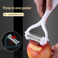 เครื่องขูดผักมัลติฟังก์ชั่ผักผลไม้มันฝรั่งแครอท peeler grater 360องศาเครื่องตัดโรตารี่ KITCHEN TO gadolt