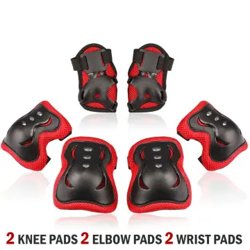 6pcs/set Children Kids Protective Gear Safety Gear Elbow Pads Knee