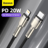 Baseus USB CสายสำหรับiPhone 12 Mini Pro Max PD 20Wสายชาร์จสำหรับสายสำหรับiPhone 11 8 Charger USBประเภทCสายเคเบิลสำหรับMacbook Pro