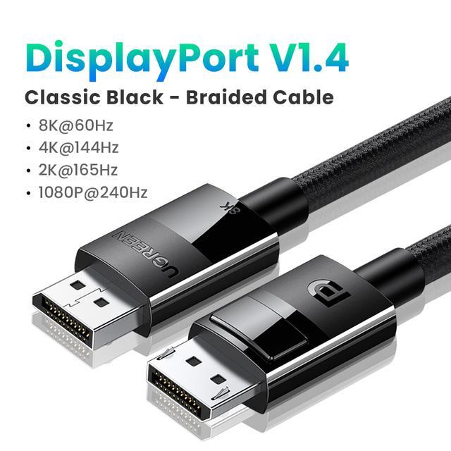 ugreen-8k-kabel-displayport-1-4-ultra-hd-8k-60hz-4k-144hz-32-4gbps-hdp-hdcp-untuk-monitor-hdtv-konverter-adaptor-kabel-video-audio