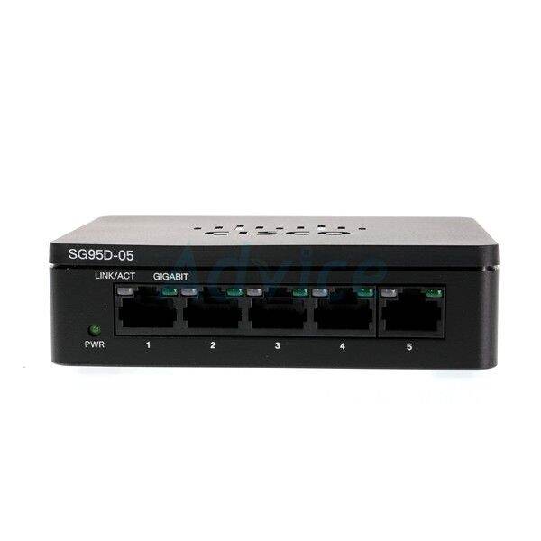 best-seller-switch-hub-สวิตซ์ฮับ-cisco-5-ports-sg95d-05-as-gigabit-port-warranty-5-y-ที่ชาร์จ-หูฟัง-เคส-airpodss-ลำโพง-wireless-bluetooth-คอมพิวเตอร์-โทรศัพท์-usb-ปลั๊ก-เมาท์-hdmi-สายคอมพิวเตอร์