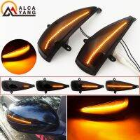 2Pcs Black Dynamic Led Side Wing Mirrors Turn Signal Light Indicator Lamp for Honda Civic MK8 Type-S Type-R Hatchback 2005-2012