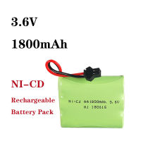 3.6V 1800mAh แบตเตอรี่นิกเกิลแคดเมียม AA รีโมทคอนลรถของเล่นแบตเตอรี่รถบรรทุก, รถไฟ, เรือ, ถังรีโมทคอนลของเล่นแบตเตอรี่ Pack