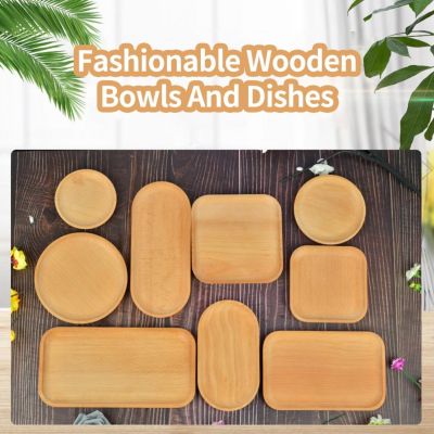 【CC】▥┋  9 Round Pots Tray Wood Holder Gardening Supply Anti-Fade Design