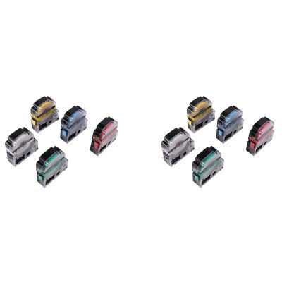 10Pcs 9mm Label Maker Tape Label Maker Black on White/Red/ Blue/Yellow/Green Label Tape for Epson/KingJim Printer