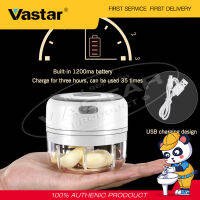 Vastarเครื่องบดกระเทียมไฟฟ้า100มล.,เครื่องบดผักขนาดเล็กเครื่องสับมือถือเครื่องทำอาหารเสริมเครื่องตัดไร้สาย