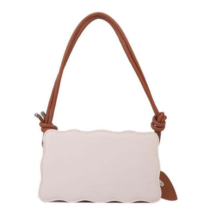 one-shoulder-bag-western-style-high-quality-bag-female-2023-trendy-new-casual-solid-color-simple-biscuit-bag