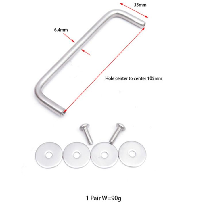 1pair-scuba-diving-ss316-rail-sidemount-plate-silver-bcd-hanging-board-handle-diving-equipment