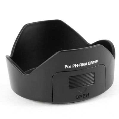 Black PH-RBA 52mm Lens Hood for Pentax SMCP-DA 18-55mm f/3.5-5.6 AL