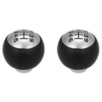 2X 6 Speed Gear Shift Knob for Peugeot 307 308 3008 407 5008 807 Partner B9 Tepee Citroen C3 A51 C4 C4 Picasso Berlingo