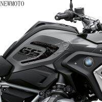 TopNewFor BMW R1200GS 2014-2018 R1250GS 2019-21รถจักรยานยนต์ถัง Pad Triple สีดำคุ้มครองสติกเกอร์รูปลอกอุปกรณ์กันน้ำ