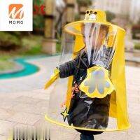 High-End and Cute Childrens Cartoon Raincoat 360 Protection Rain Cover out Simple and Portable One-Piece Umbrella