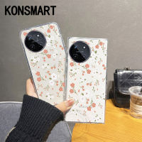 KONSMART ใหม่เคสมือถือลายดอกไม้ Realme 11 NFC / Realme 11 4G / Realme 11 5G / Realme C51แฟชั่นเคสโทรศัพท์แบบใส RealmeC51เคสนิ่มกันกระแทก REALME11