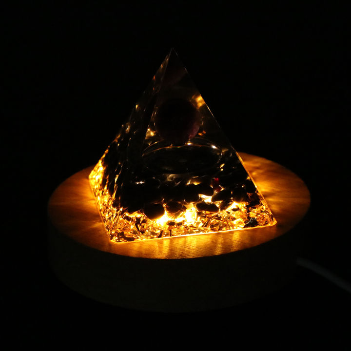 hot-ไฟแก้วงานศิลปะทำจากคริสตัลฐานแสดงผลขาตั้งฐานไฟส่องสว่างทำจากไม้