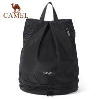 CAMEL กระเป๋าเป้สะพายหลัง สีพื้น กันน้ำ สำหรับผู้หญิง