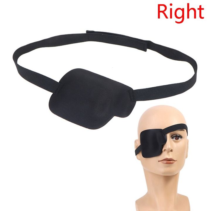 adult-eyeshades-unisex-black-single-eye-patch-washable-adjustable-medical-velcro