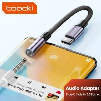 Toocki USB C to 3 5 mm jack Audio Cable Headphone Earphone  Aux Cable USB Type C to 3 5 Adapter OTG Type C For Xiaomi 12 Oneplus Adapters