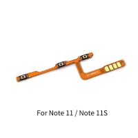 สําหรับ Xiaomi Redmi Note 11 11S 11T 11E 11SE Pro ปุ่มปรับระดับเสียง Flex Cable สวิตช์กุญแจด้านข้างเปิดปิดปุ่มควบคุมชิ้นส่วนซ่อม